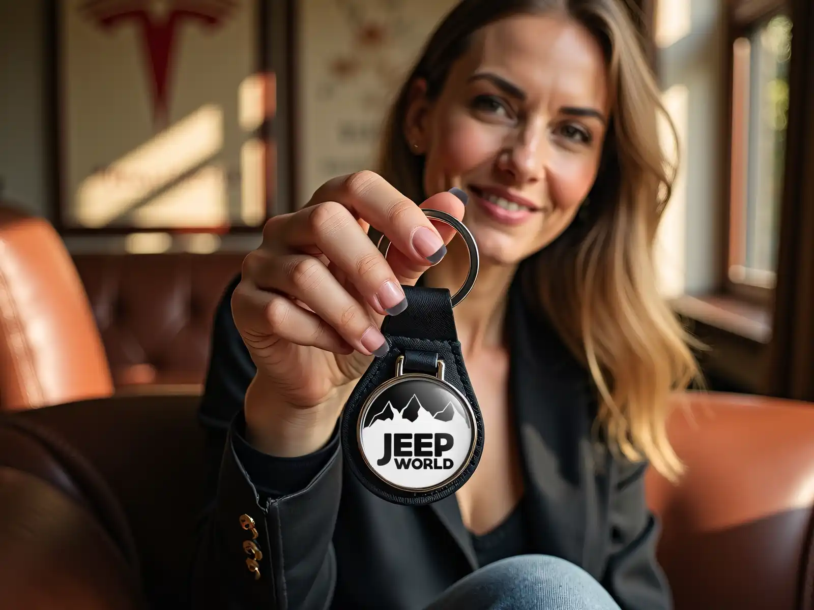 Jeep Portefeuille Cuir Pro Robuste Look Sportif